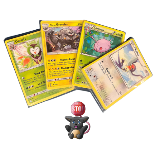 10 basic Pokemon card pack