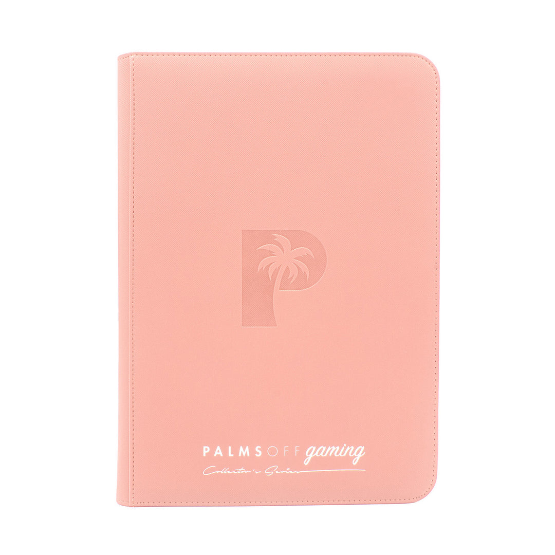 Palms Off Gaming - Collector's Series TOP LOADER Zip Binder - PINK