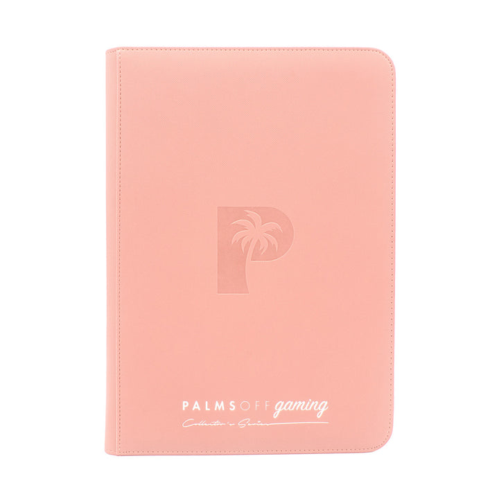 Palms Off Gaming - Collector's Series TOP LOADER Zip Binder - PINK