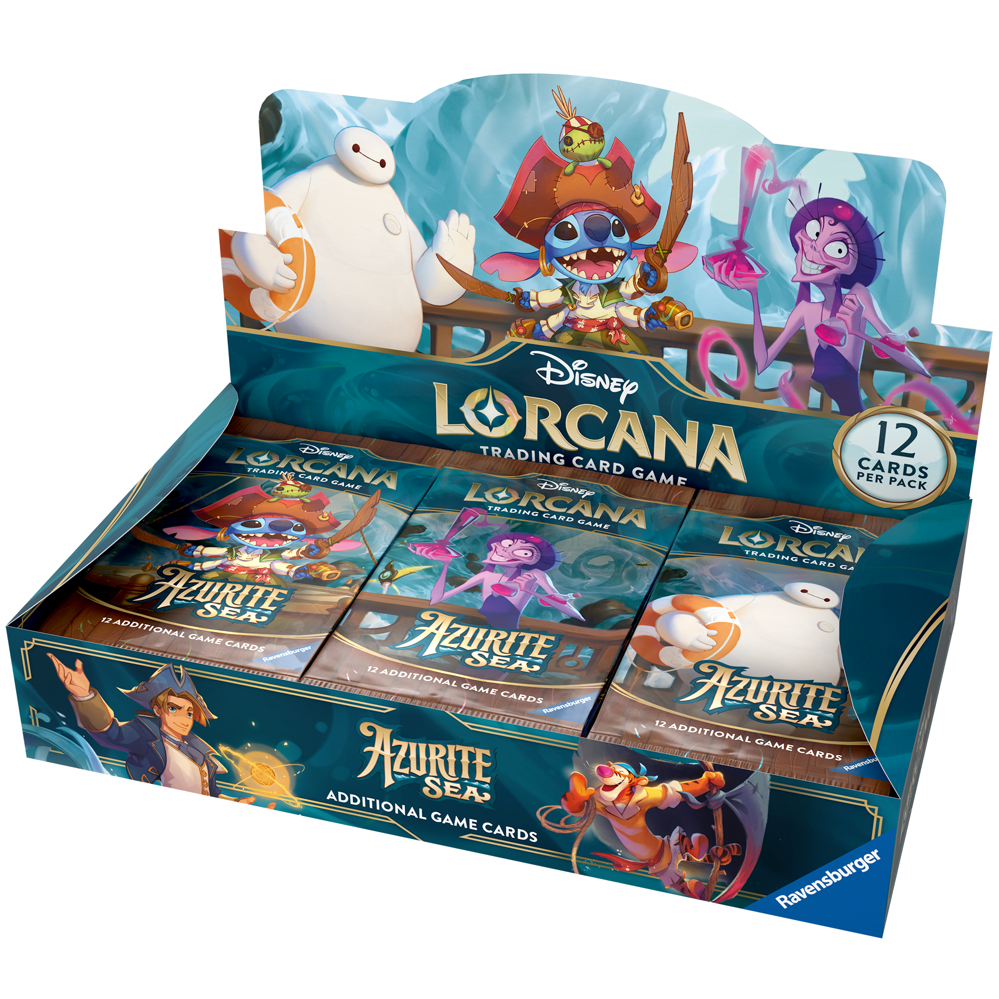 PRE ORDER Disney Lorcana TCG - Set 6: Azurite Sea Booster Box One Stop Poke Shop PRE ORDER Disney Lorcana TCG - Set 6: Azurite Sea Booster Box One Stop Poke Shop