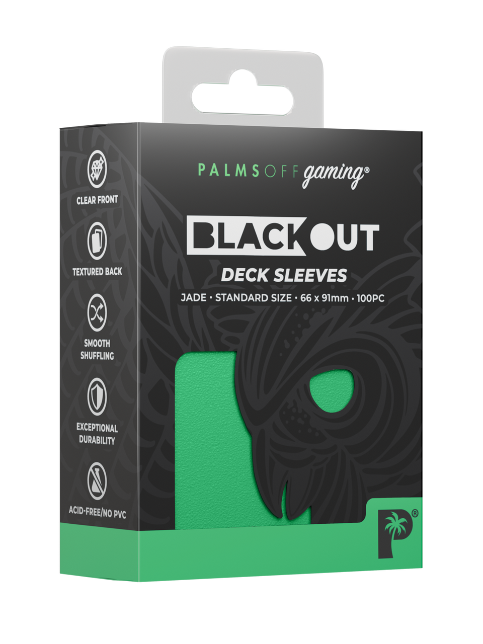 Blackout Deck Sleeves - Standard Size - JADE