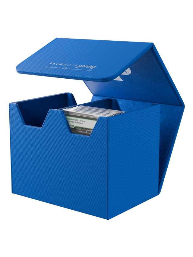 Palms Off Gaming - Collector's Series Graded Card Storage Case - Medium - Blue