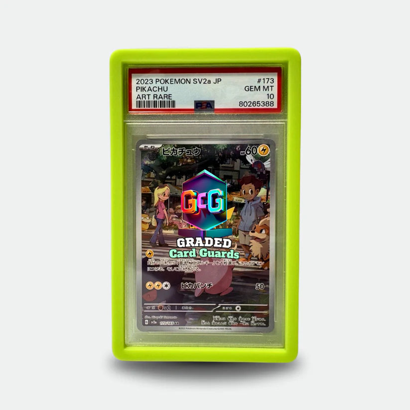 Graded Card Guards - TOXIC GREEN