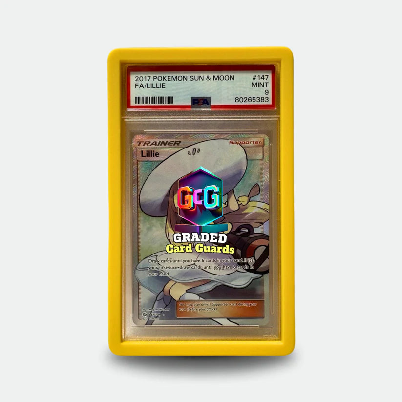 Graded Card Guards - SANDSTORM YELLOW One Stop Poke Shop Graded Card Guards - SANDSTORM YELLOW One Stop Poke Shop