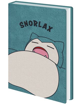 Pokemon - Snorlax - A5 Plush Notebook