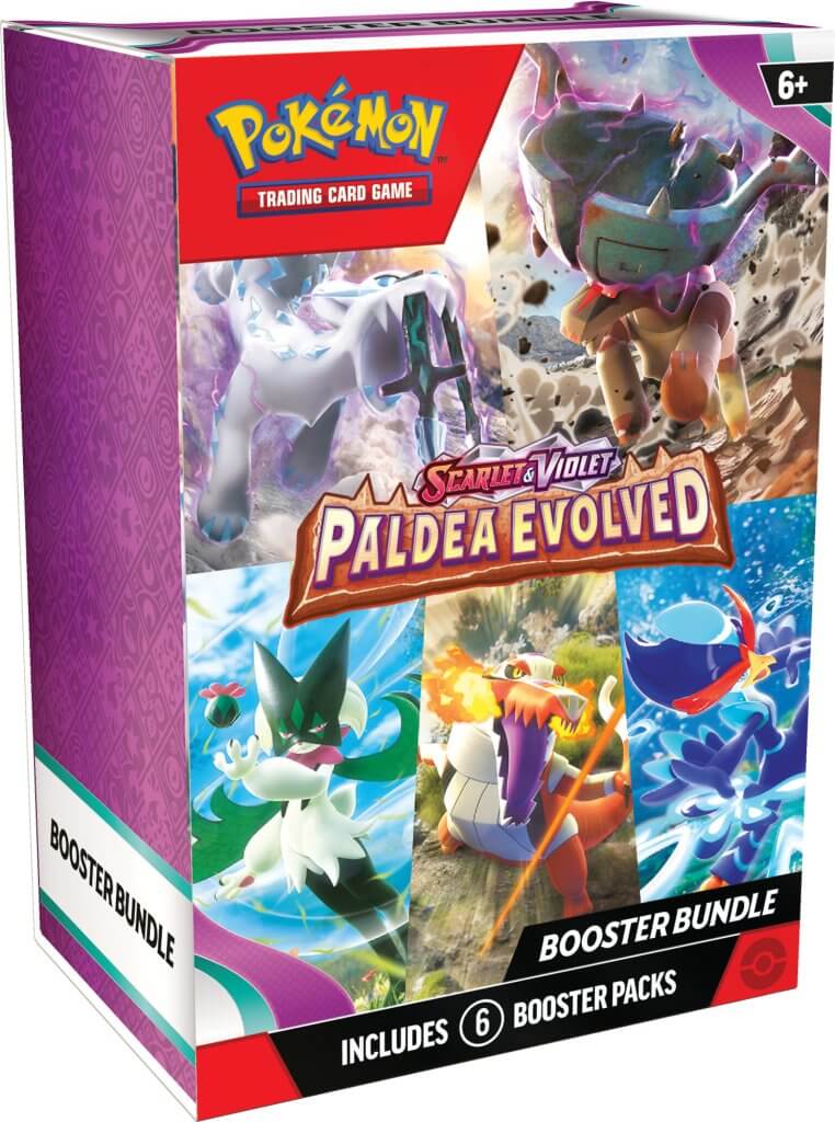 POKEMON TCG Scarlet & Violet 2 Paldea Evolved - Booster Bundle