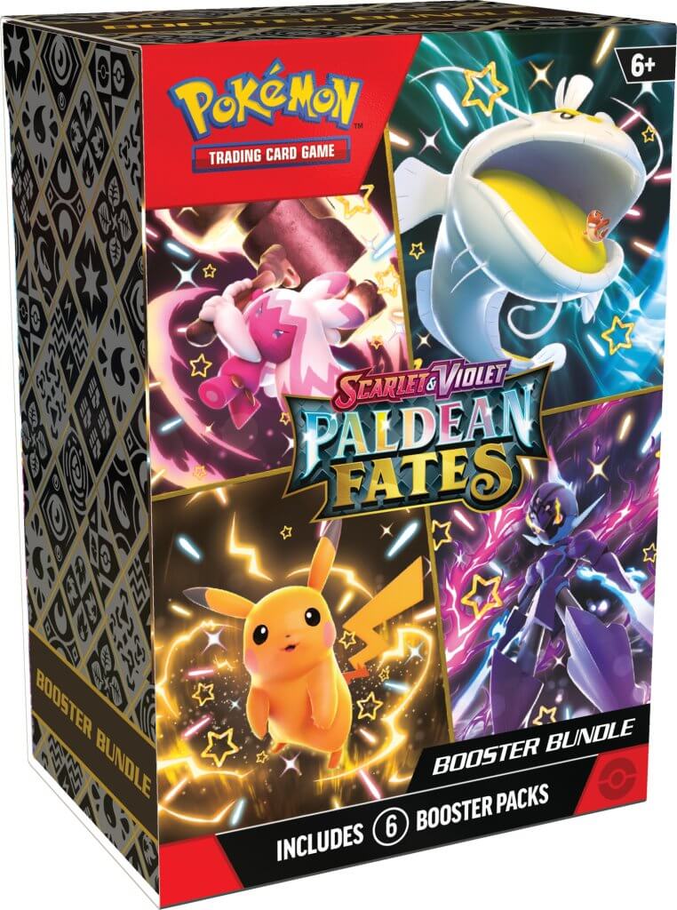 POKEMON TCG Scarlet & Violet 4.5 Paldean Fates Booster Bundle