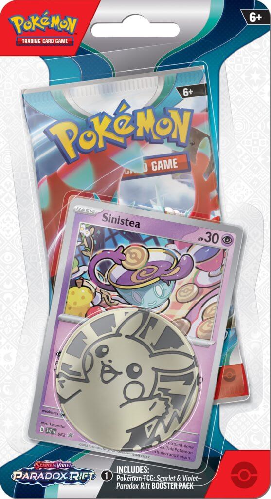 POKEMON TCG Scarlet & Violet 4 Paradox Rift Checklane Blister