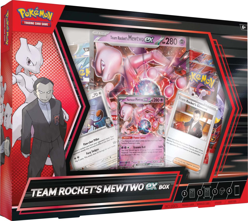 Pokemon TCG - Team Rockets Mewtwo Collection Box