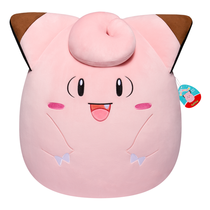 Pokemon Squishmallow - 14" Clefairy Plush