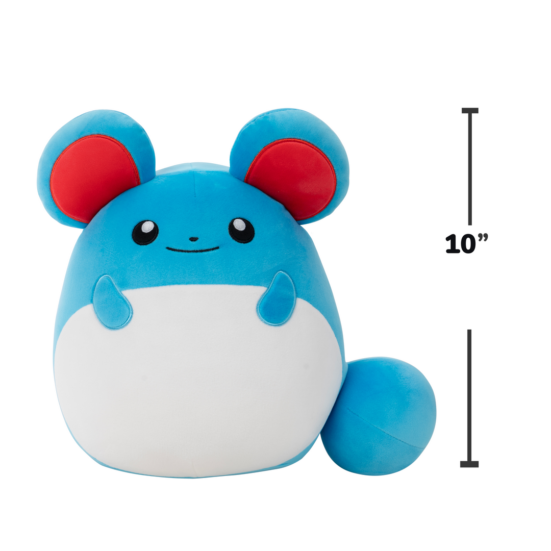 Pokemon Squishmallow - 10" Marill Plush