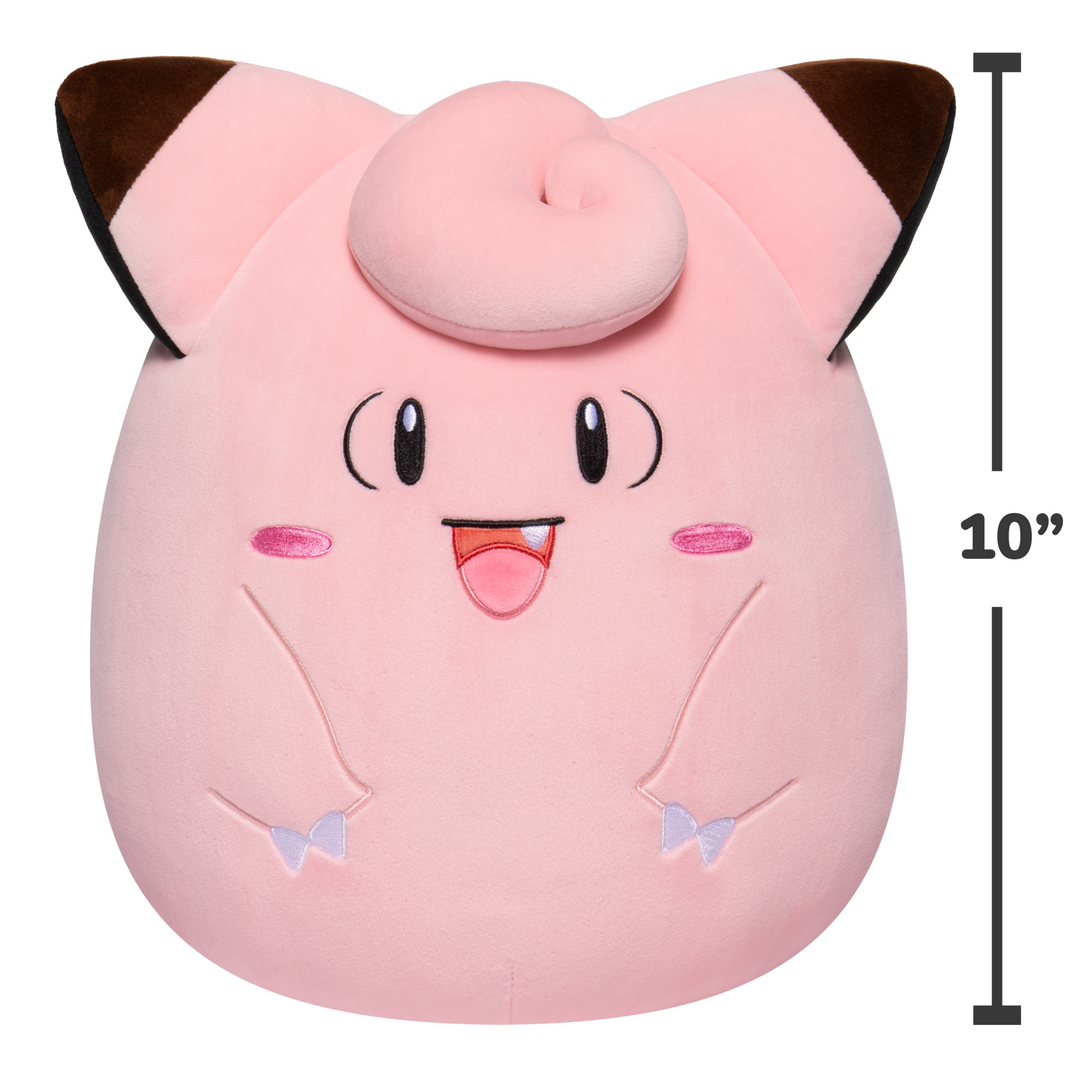 Pokemon Squishmallow - 10" Clefairy Plush