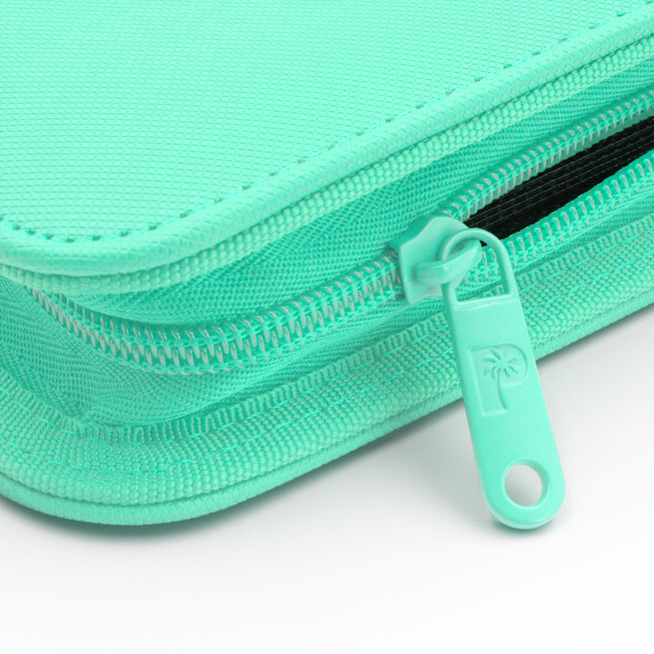 Palms Off Gaming - Collector's Series 4 Pocket Zip Trading Card Binder - TURQUOISE