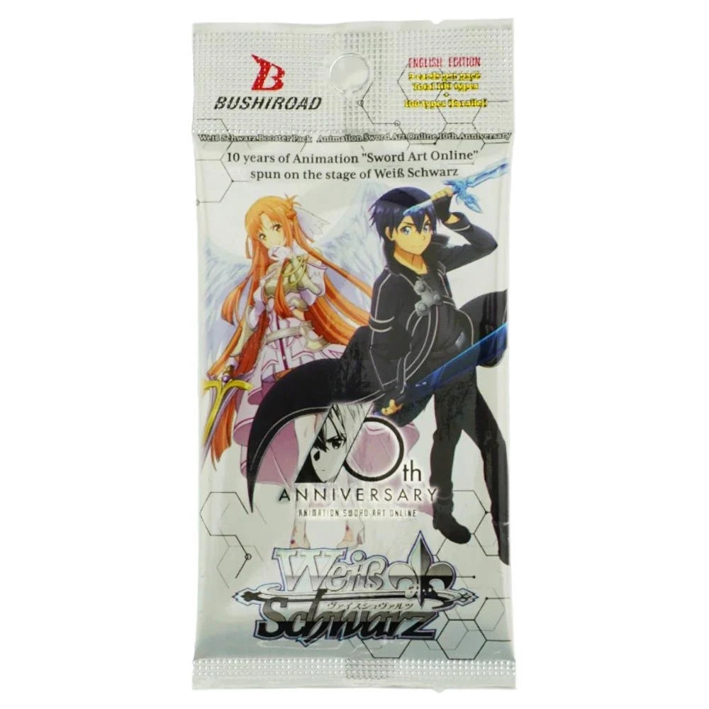 Weiss Schwarz TCG - Animation Sword Art Online 10th Anniversary Booster Pack