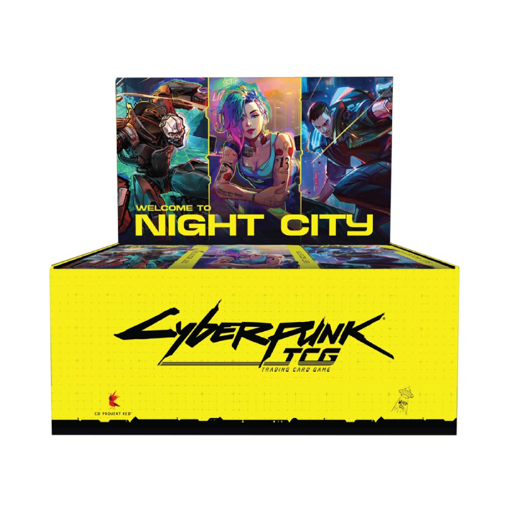 PRE-ORDER Cyberpunk TCG: Booster Box – Welcome to Night City