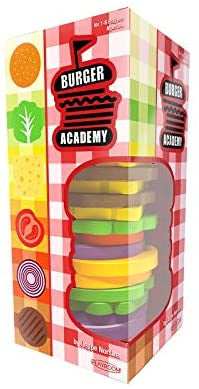 Burger Academy - Fun Kids Family Board Game - Logic Stacking Burgers