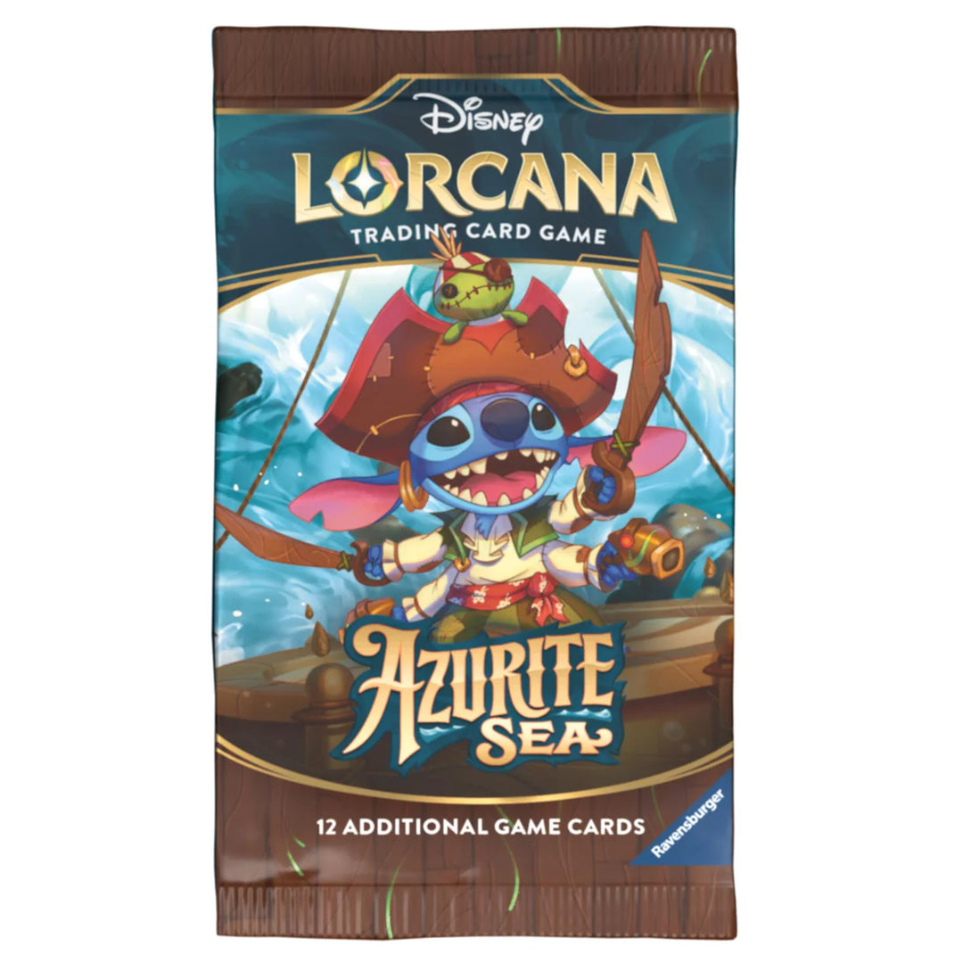 Disney Lorcana TCG - Set 6: Azurite Sea Booster Pack (Single Booster Pack)