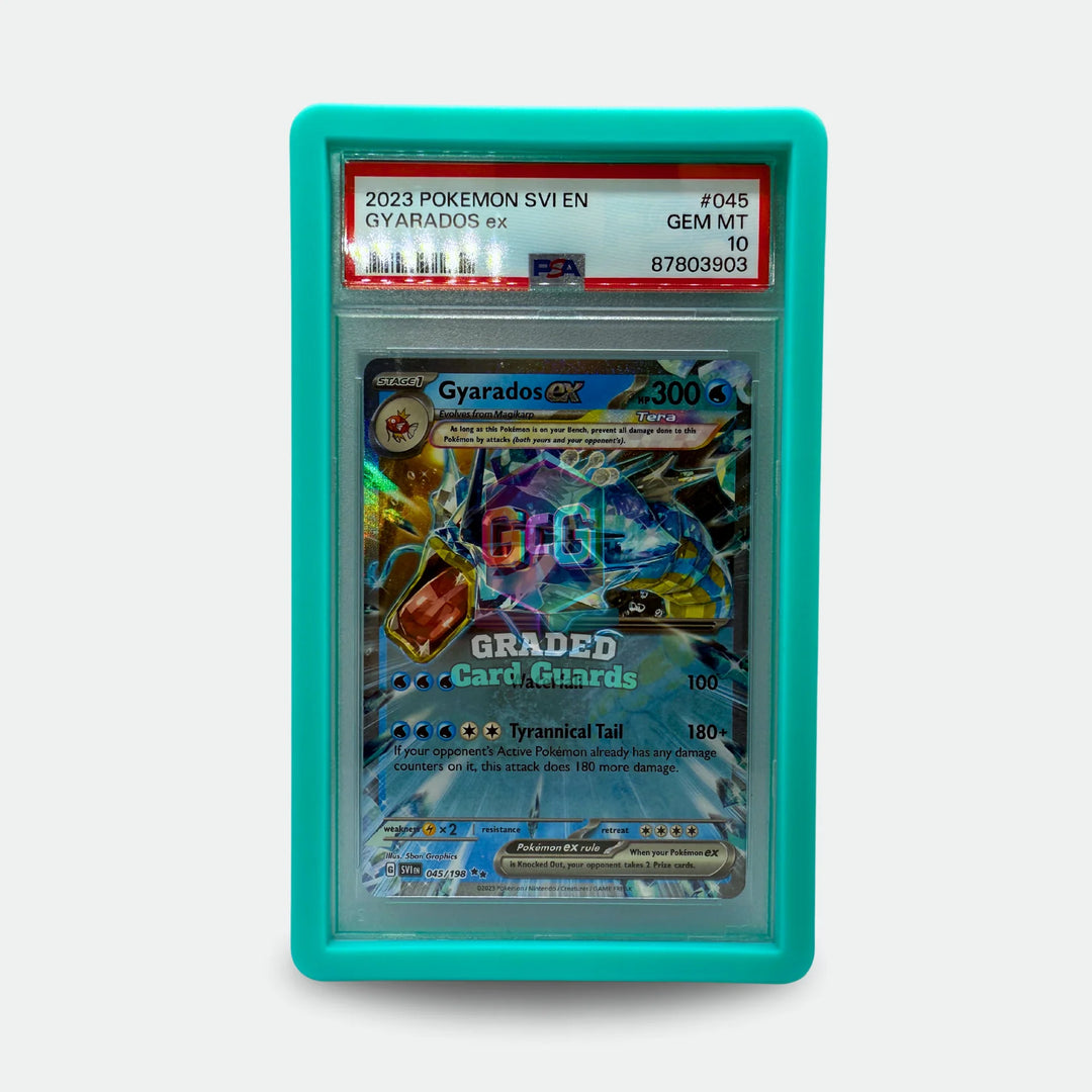 Graded Card Guards - LAGOON GLOW TURQUOISE