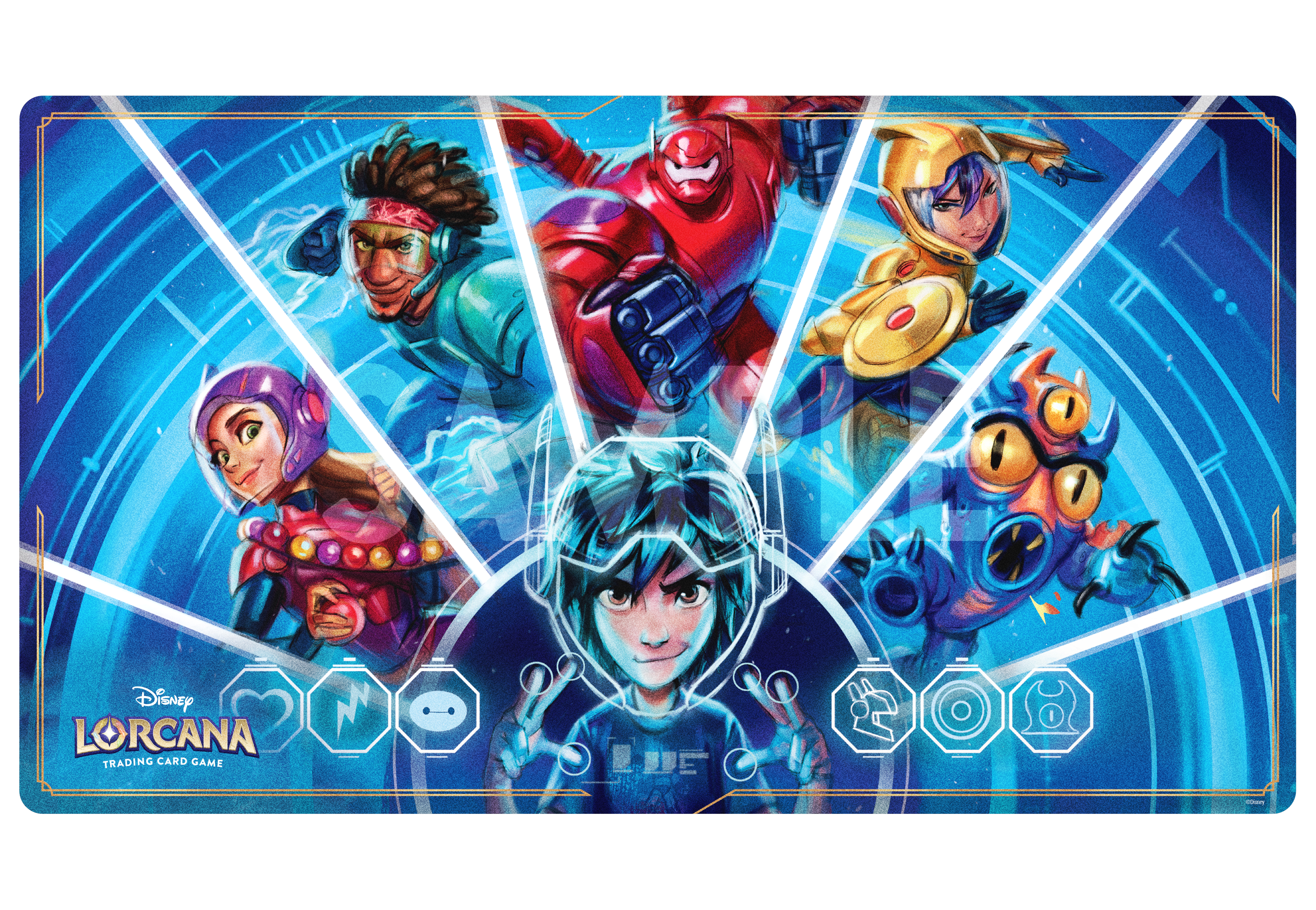 Disney Lorcana TCG - Set 7 Archazia's Island Playmat: We Could Be Immortals (Big Hero 6)