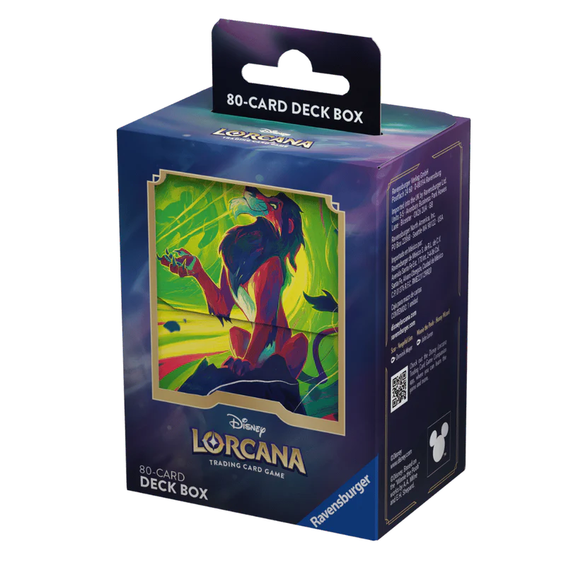 Disney Lorcana TCG - Set 6 Azurite Sea Deck Box: Scar - Vengeful Lion