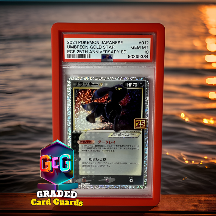 Graded Card Guards - Red - EVOLVED² – Onestoppokeshop