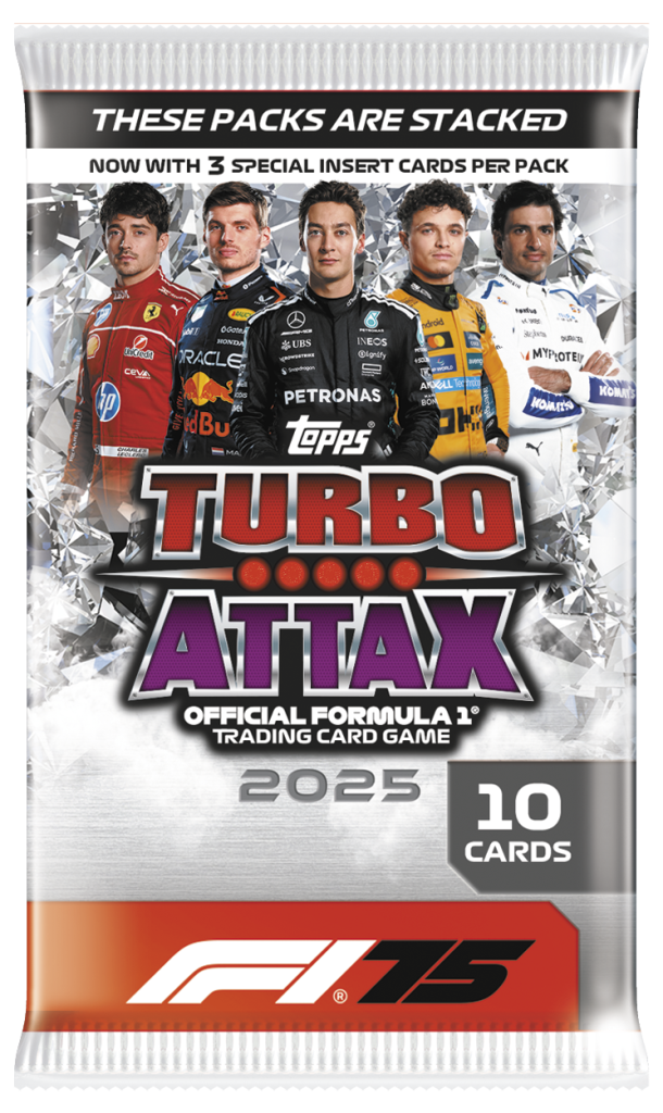 F1 Turbo Attax 2025 Booster Pack (Single Pack)