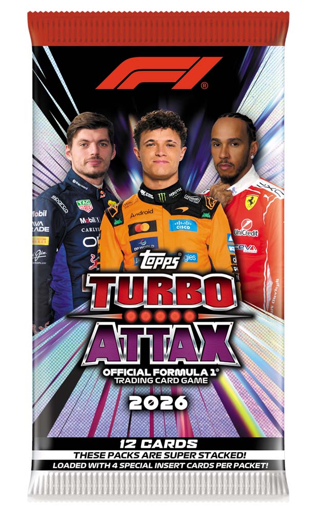F1 Topps Turbo Attax 2026 Trading Cards (Single Pack)