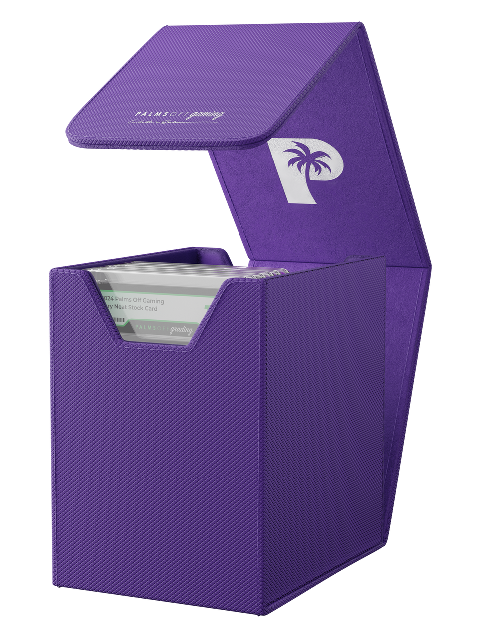 Palms Off Gaming - Collector's Series Graded Card Storage Case - Small - Purple
