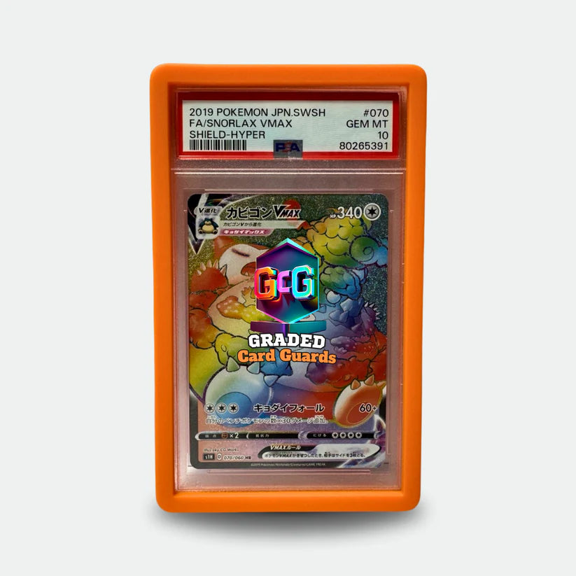 Graded Card Guards - SUNBURST ORANGE