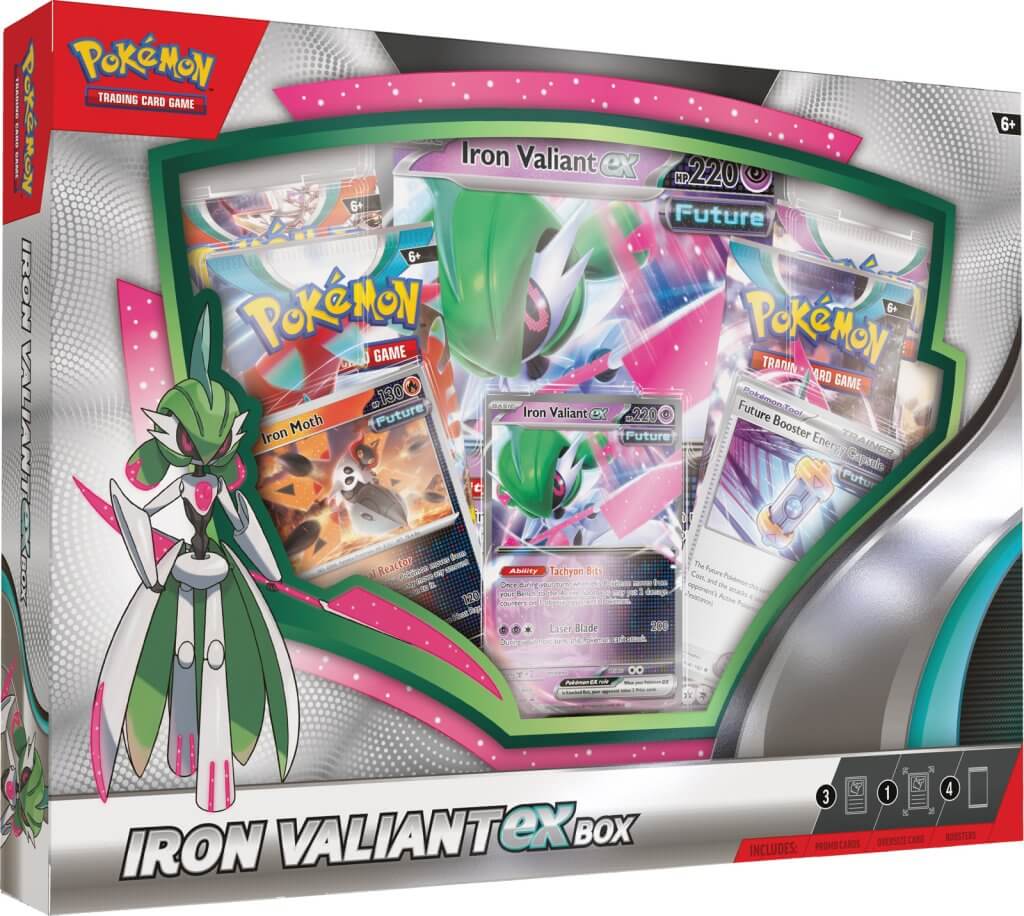 POKEMON TCG Roaring Moon/Iron Valiant ex Box (Assorted)
