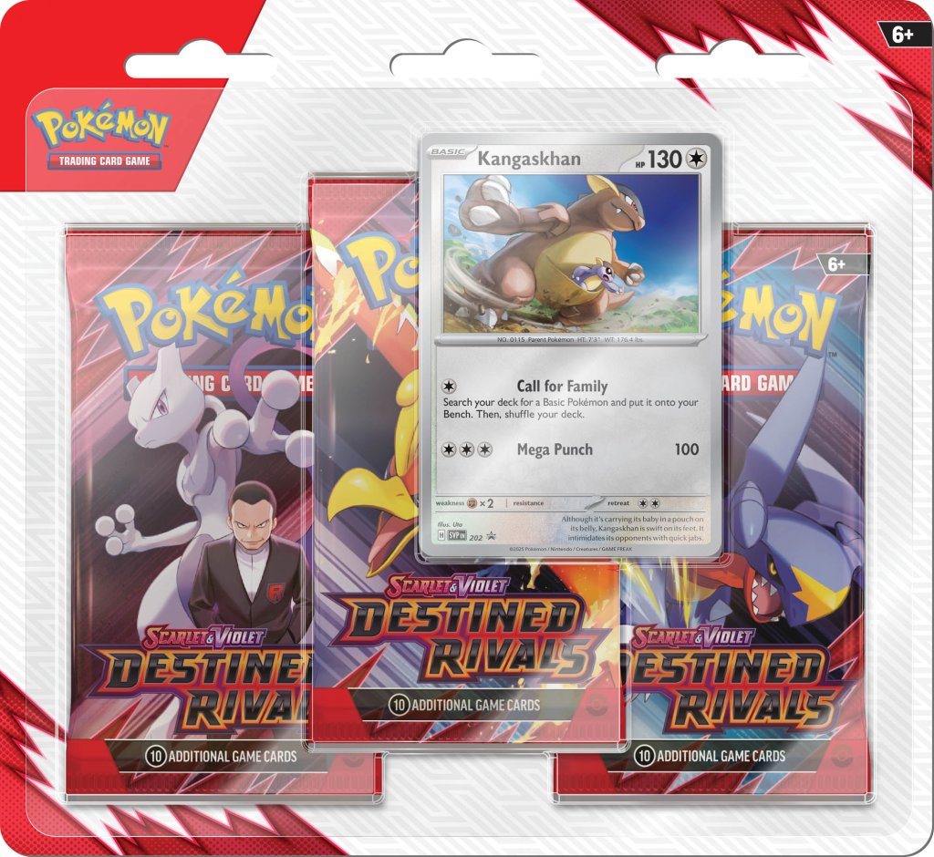 Pokemon TCG - Destined Rivals - Three Pack Blister