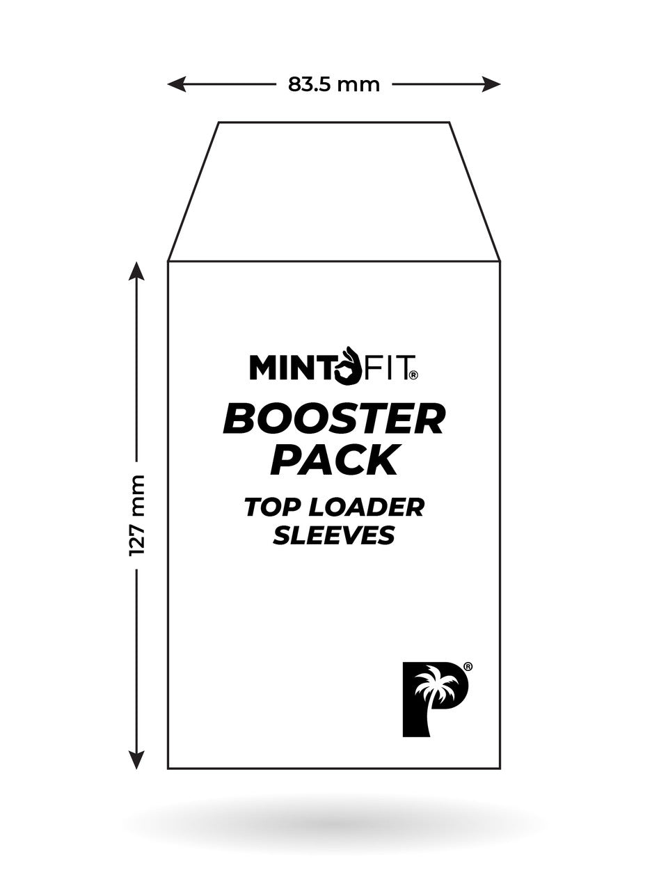 Palms Off Gaming - MintFit Booster Pack - Top Loader Sleeves