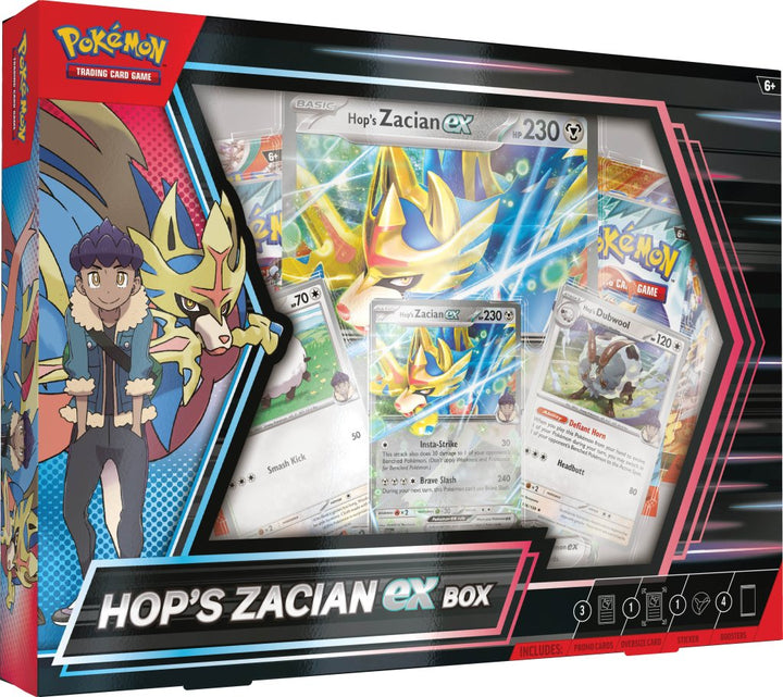 POKEMON TCG - Hop's Zacian ex Box