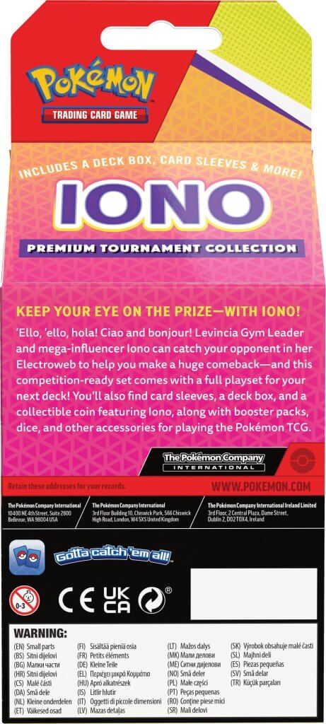 POKEMON TCG - Iono Premium Tournament Collection