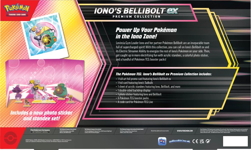 POKEMON TCG: Iono's Bellibolt ex Premium Collection