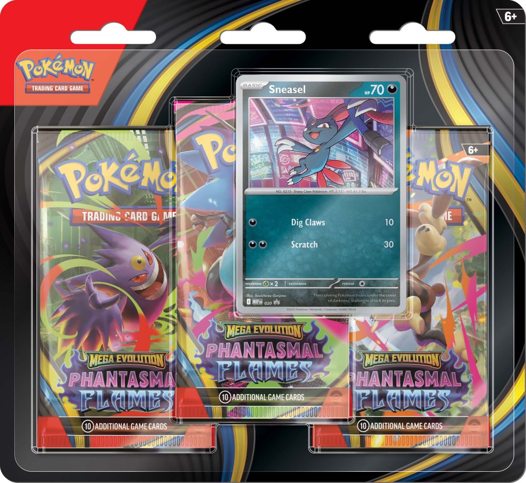 Pokemon TCG - Phantasmal Flames Three Pack Blister