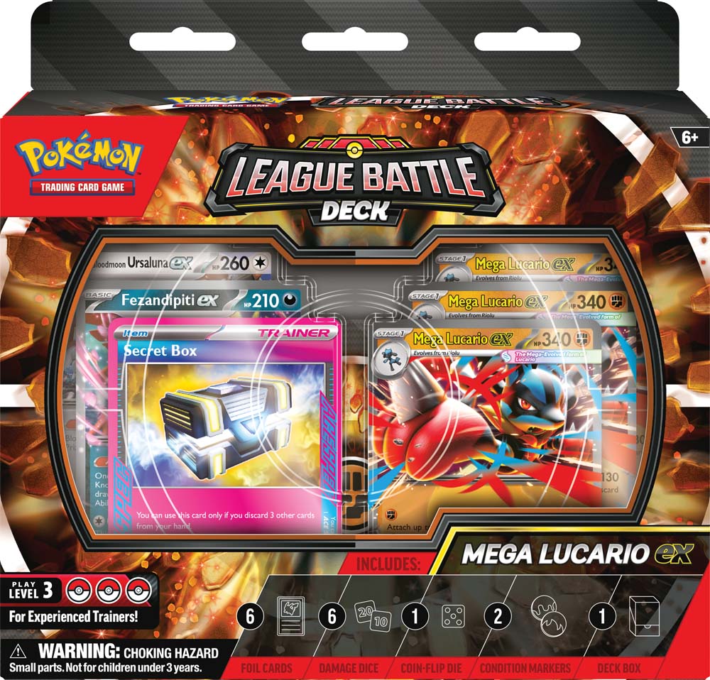 Pre order pokemon TCG: Mega Lucario ex League Battle Deck