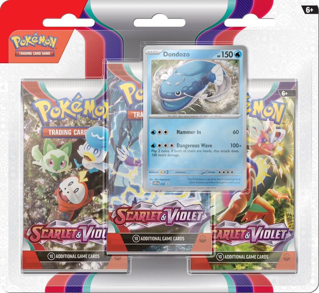 Pokemon TCG - Scarlet & Violet 1 Three-Booster Blister