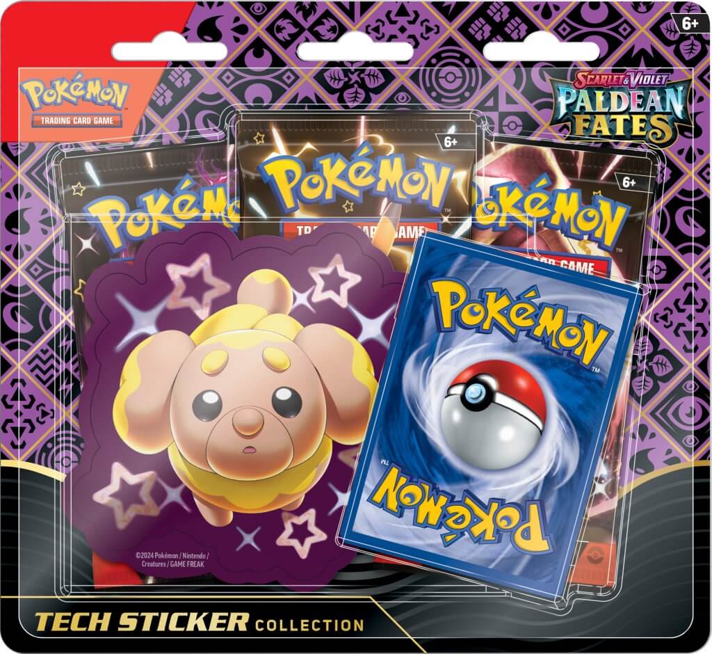 Pokemon TCG - Pokemon TCG SV 4.5 Paldean Fates Tech Sticker Blister