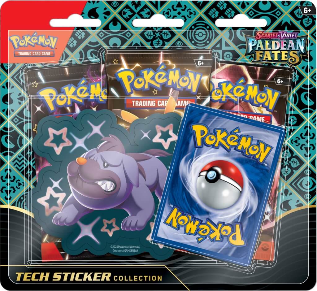 Pokemon TCG - Pokemon TCG SV 4.5 Paldean Fates Tech Sticker Blister