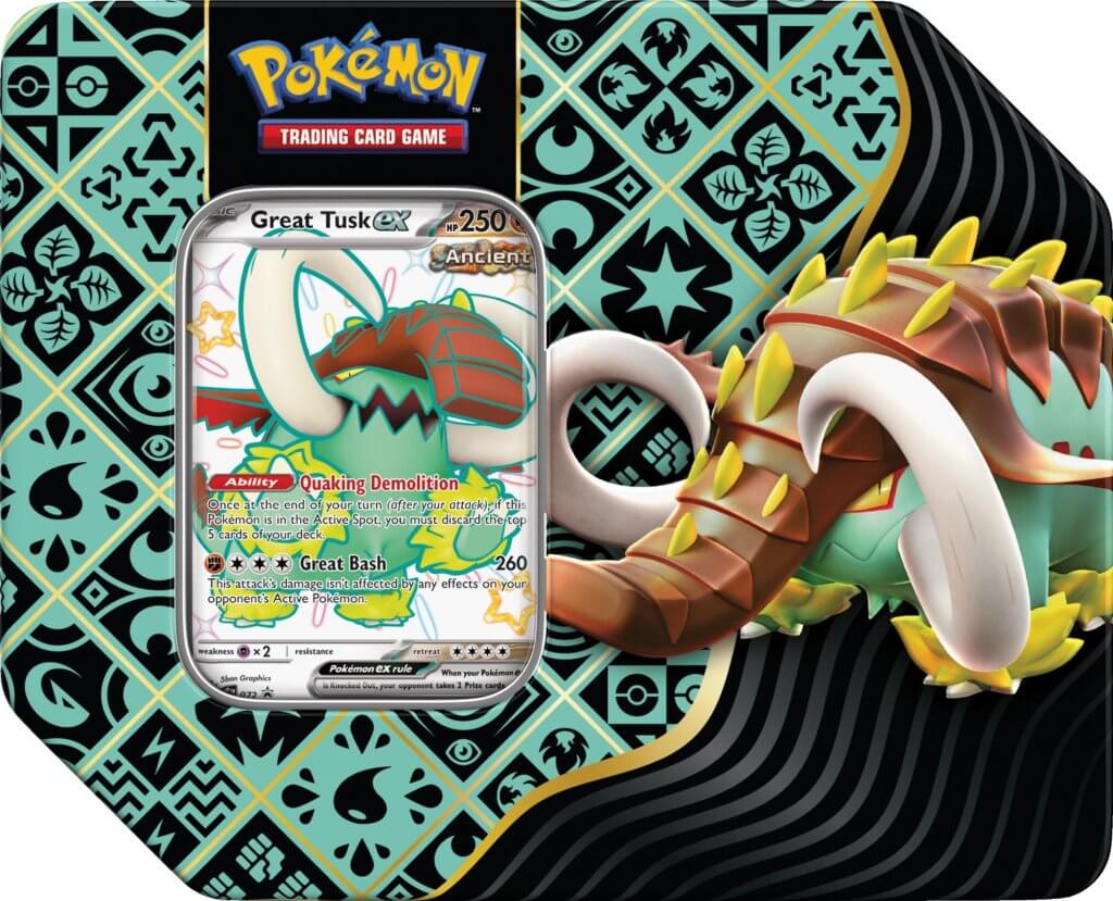 POKEMON TCG Scarlet & Violet 4.5 Paldean Fates Tin