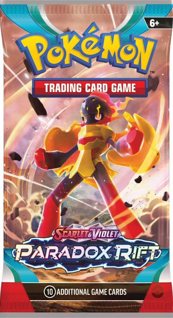 POKEMON TCG Scarlet & Violet 4 Paradox Rift Booster Pack (Single pack)