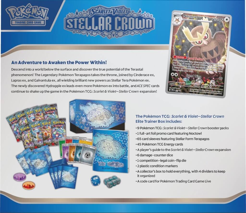 POKEMON TCG - Scarlet & Violet 7 Stellar Elite Trainer Box