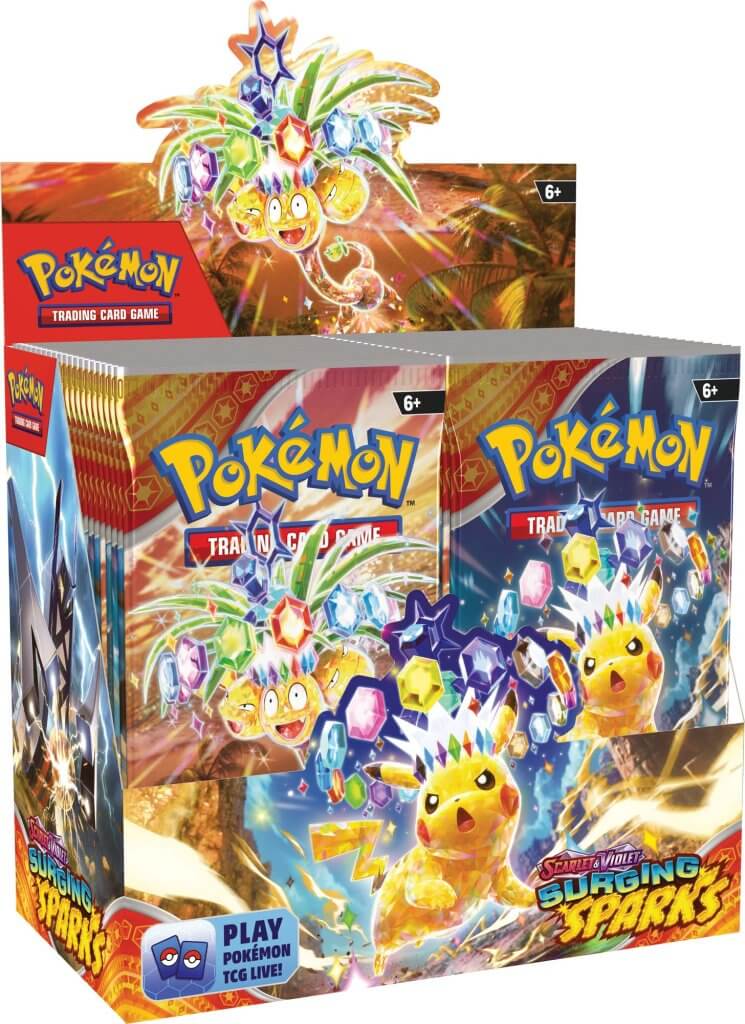 PRE-ORDER: POKEMON TCG Scarlet & Violet 8 Surging Sparks Booster