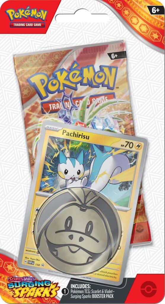 POKEMON TCG Scarlet & Violet 8 Surging Sparks Checklane Blister