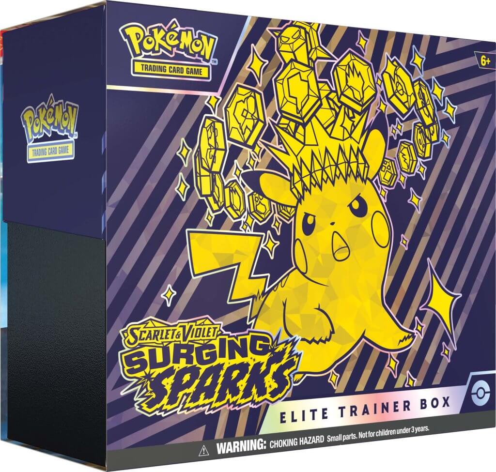 PRE-ORDER: POKEMON TCG Scarlet & Violet 8 Surging Sparks Elite Trainer Box