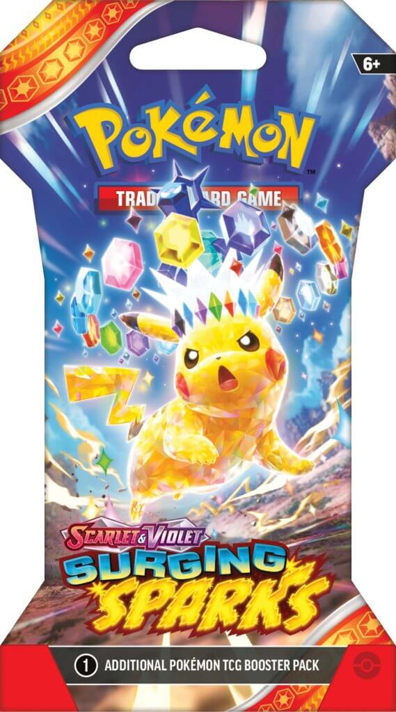 POKEMON TCG Scarlet & Violet 8 Surging Sparks Blister (Single)