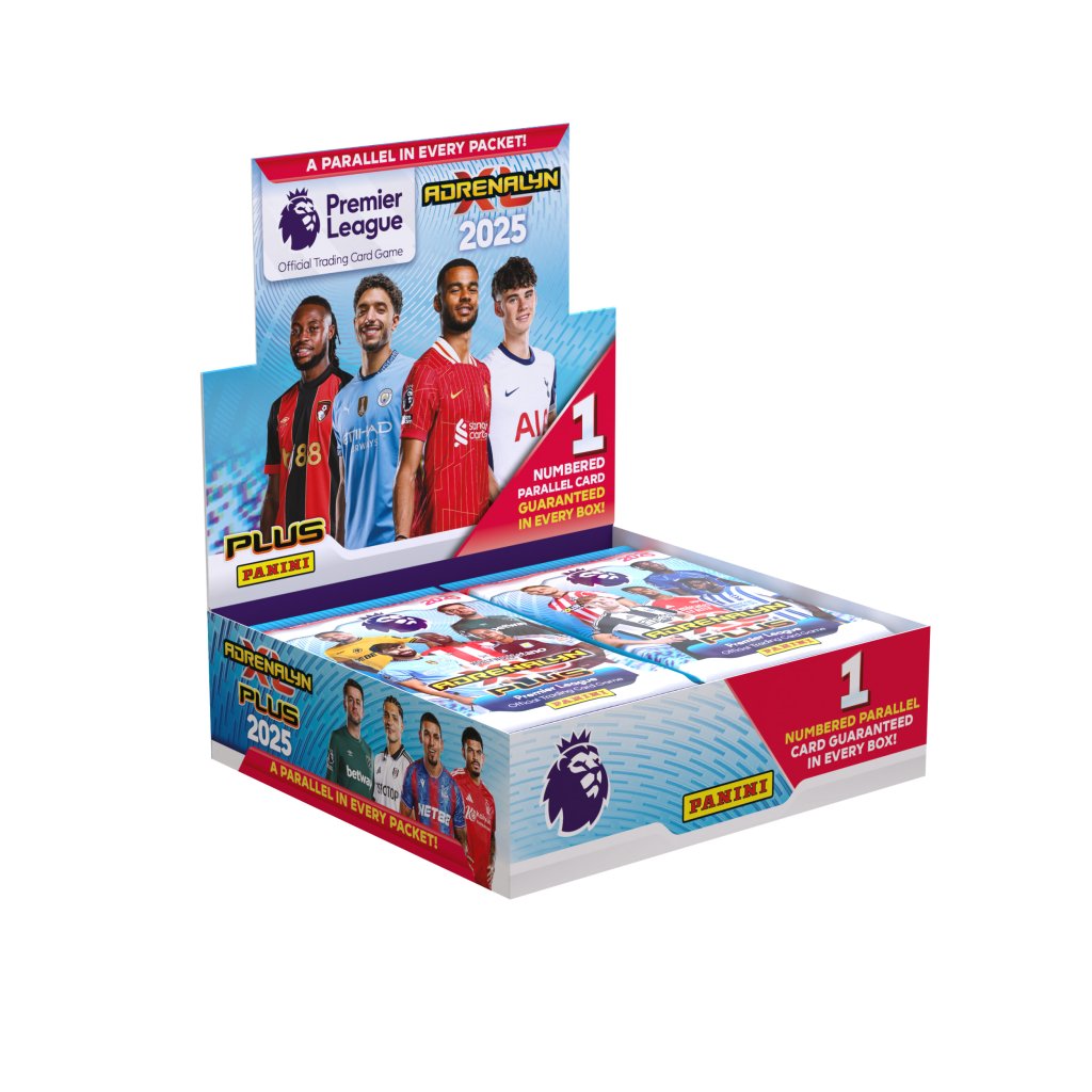 Panini Adrenalyn PLUS 2024/2025 EPL Soccer Cards Booster Box