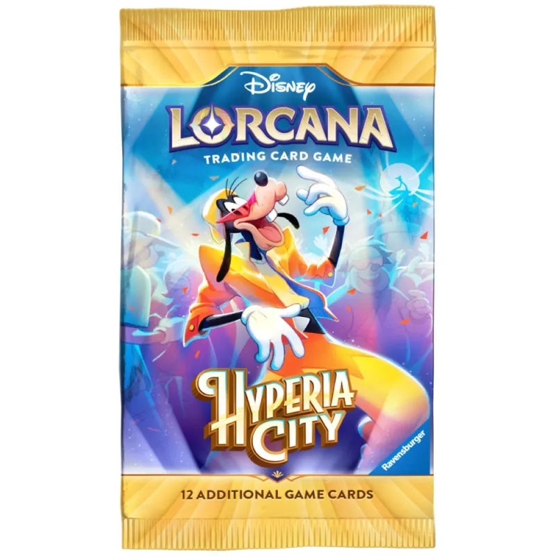 Disney Lorcana TCG - Set 14: Hypernia City Booster Pack (Single Pack)