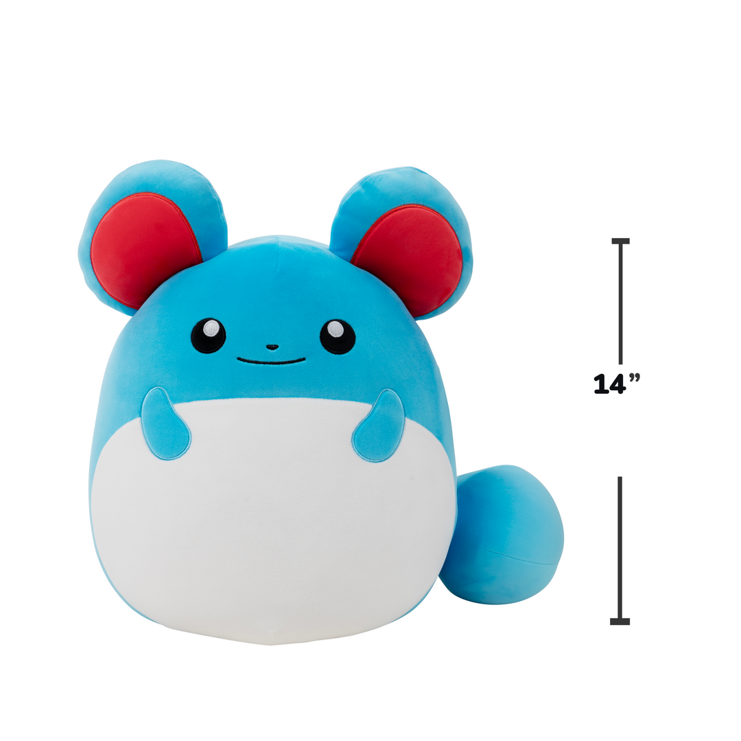 Pokemon Squishmallow - 14" Marill Plush
